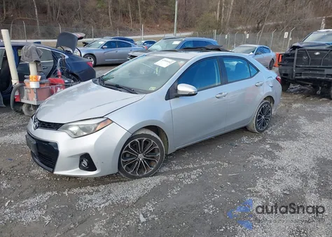 2014 Toyota Corolla S Plus из США, поврежденный, VIN 2T1BURHE8EC050093